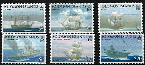 Соломоны, 2009, Известные корабли, Парусники, 6 марок